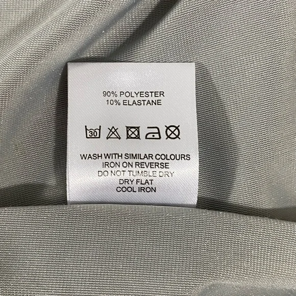 JADED LONDON Crushed Velvet Button Down Shirt Blouse Embroidered Panther Silver - Picture 14 of 14